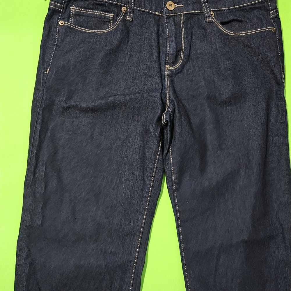 Forever21: Classic Bootcut Dark Denim Jeans